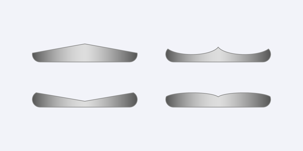 Examples of Compatible Wafer Shapes